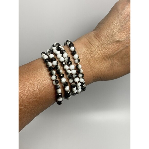 Nakamol Chicago Beaded Stretch Bracelet Necklace New - Picture 3 of 11